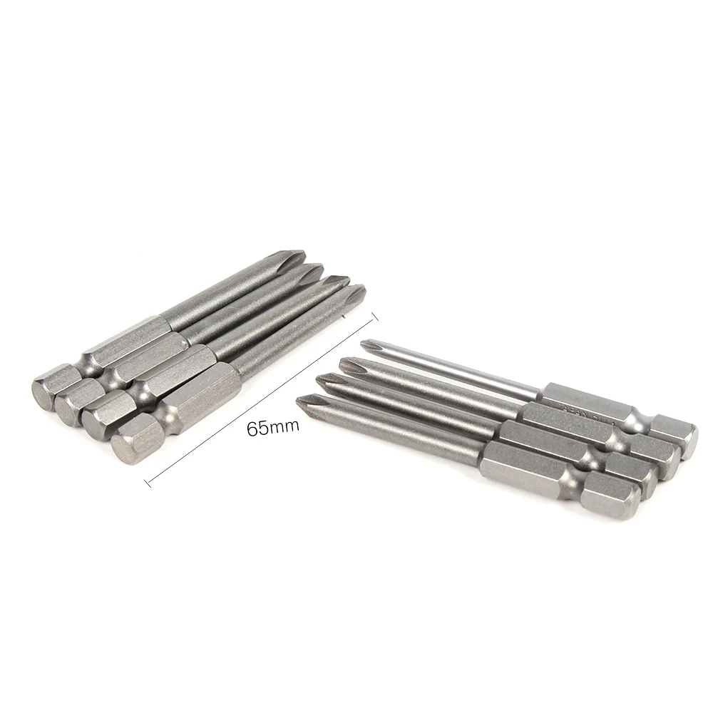 

8pcs 65mm Phillips Head Screwdriver Bits Electric Screw Driver Magnetic Long Hex Torx Head Drill Screwdriver Set For Cross