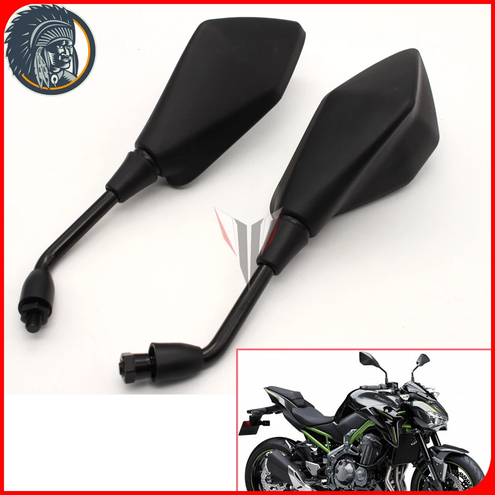 Для Kawasaki Z900 2017 одна пара 10 мм мотоциклетные зеркала Мотоцикл Скутер боковое