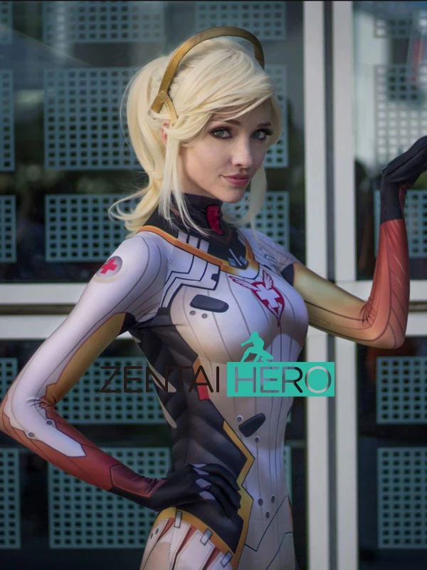 ZentaiHero/костюм с 3D принтом Мерси Д. Ва костюм карнавальный из лайкры на