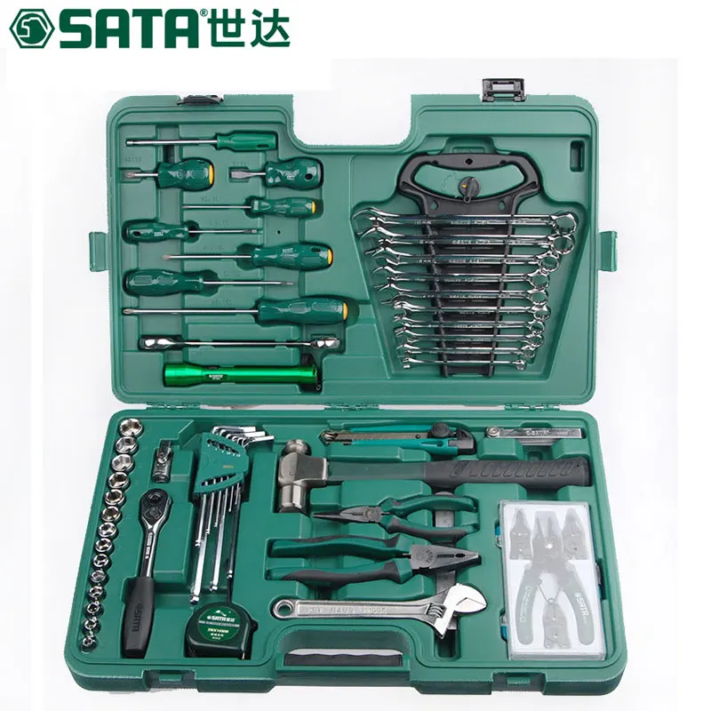 SATA 58 шт. механического оборудования Комплект обслуживания трещотка Ключ