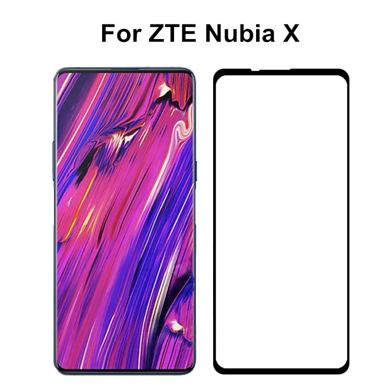 CCDZ 9 H полное покрытие закаленное стекло для zte Nubia X защитная пленка|Защитные