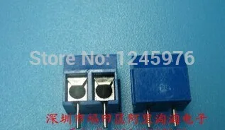 100 шт. KF301 5.0 2P &quot &quotвинтовой 2Pin 5 0 мм прямой Pin PCB клеммный блок коннектор + Лидер