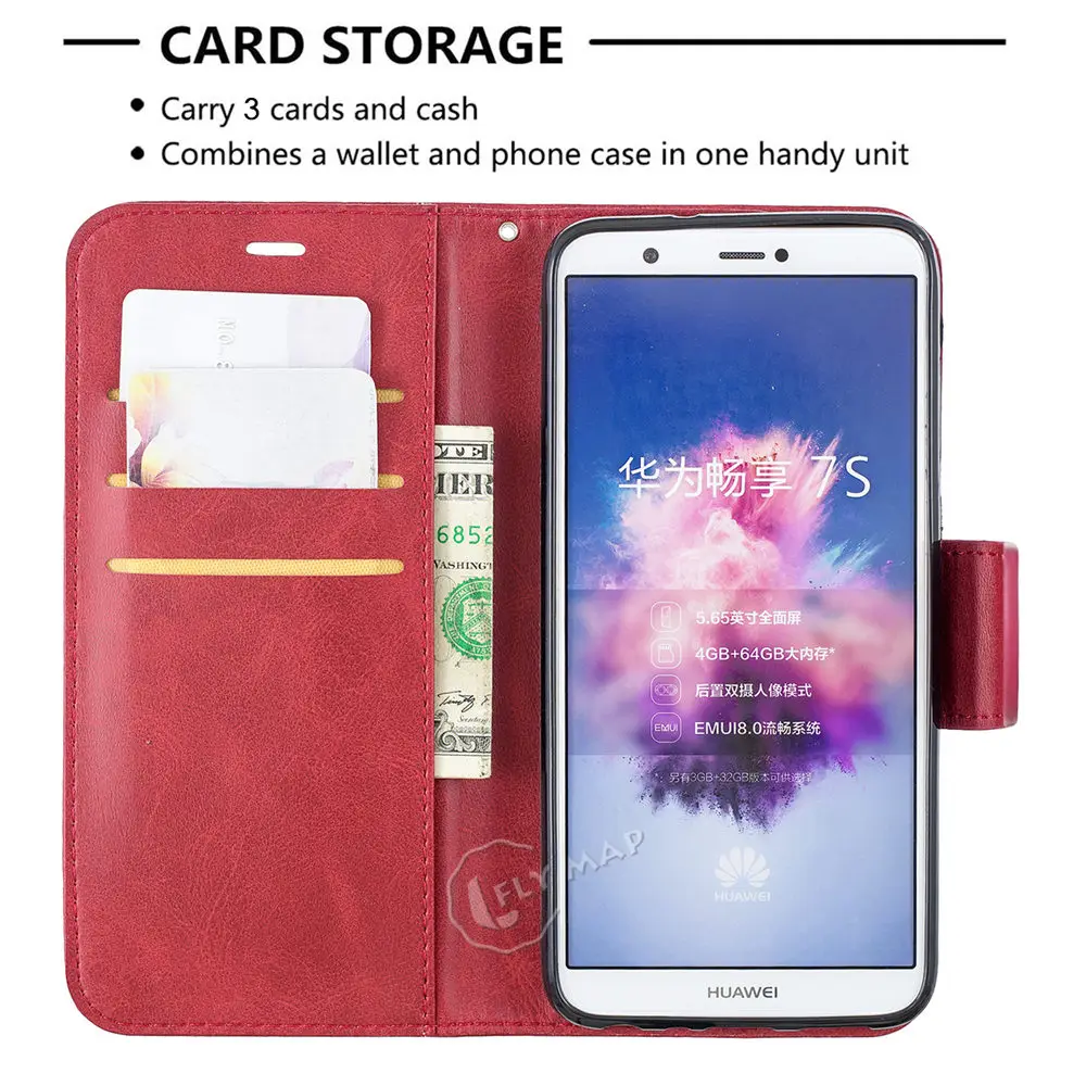 Чехол с откидной крышкой для huawei P Smart FIG-LX1 FIG-LA1 FIG-L21 кожаный чехол для мобильного телефона для huawei PSmart рис LX1 LA1 L21 L22 чехол сумка