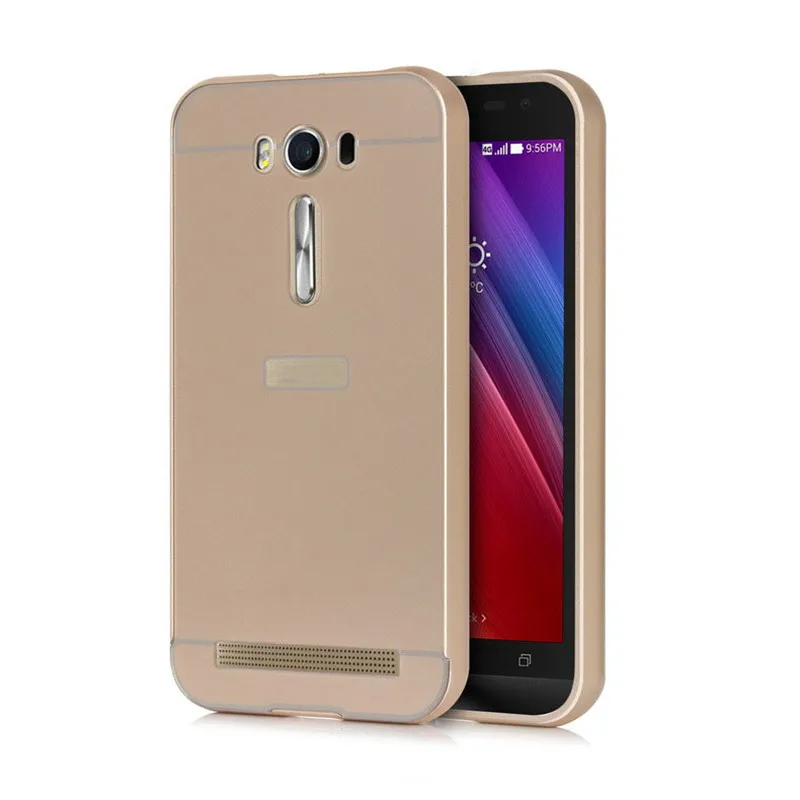 fashion luxury Elegant high quality Metal Aluminum Frame case acrylic plastic back cover case for Asus ZenFone 2 Laser ZE550KL