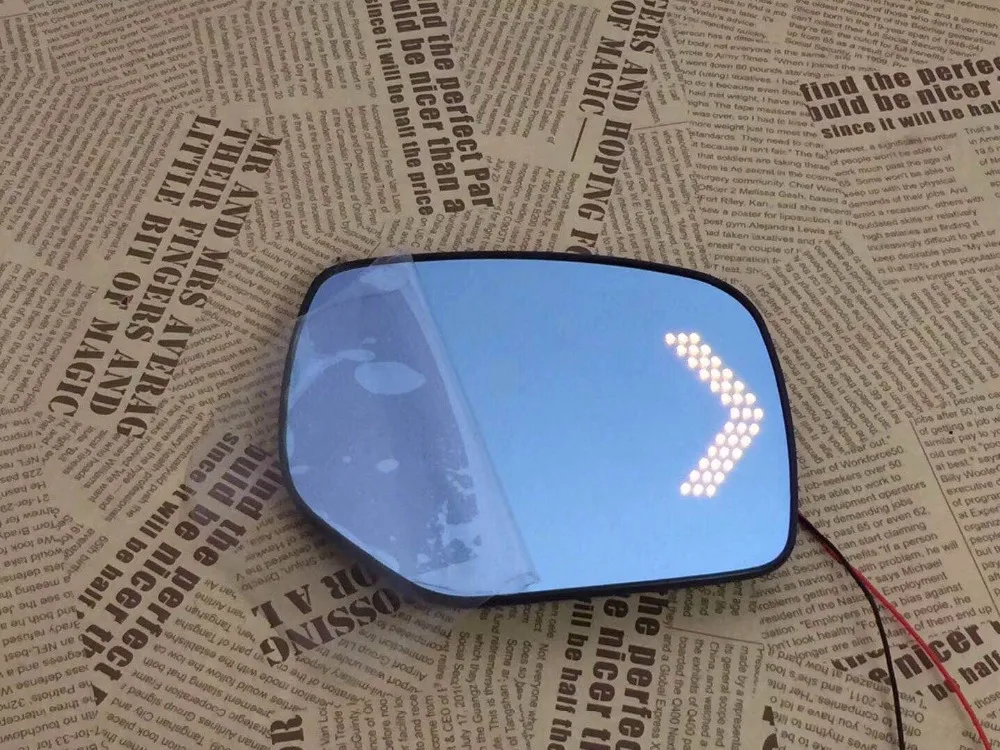 Синее зеркало заднего вида Osmrk для toyota PRIUS с электрическим нагревом светодиодный