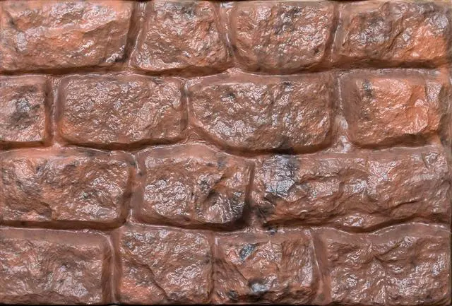 Пластиковые формы для фотоэлементов настенная Цементная плитка Старый замок 1