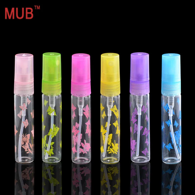 MUB - 6 мл (10 шт./лот) Портативный Стеклянный мини-испаритель парфюмерная бутылка с