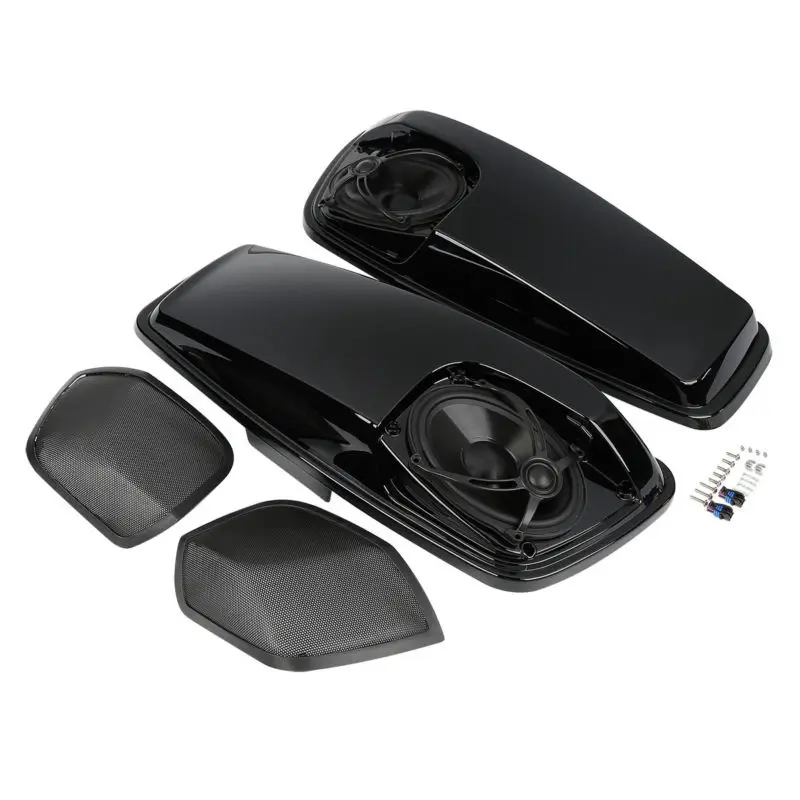 Крышки для седельного мешка с колонками 5 &quotX7&quot Harley Touring Electra Road Glide King FLH FLTR FLHX FLHR
