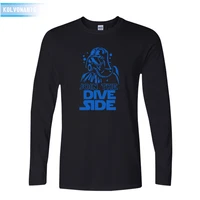 2021 fall join the dive side underwater dark printed t shirt mens sportswear long sleeve o neck t shirt dresses for men to 87