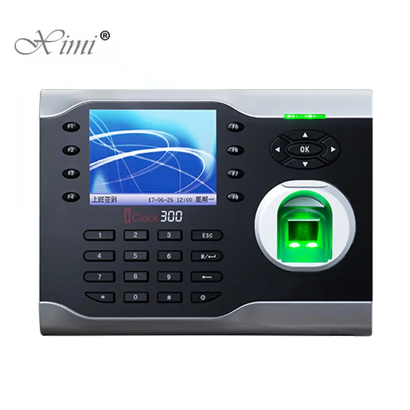 Отпечаток пальца и RFID карты время посещаемости часы ZK ICLOCK300 TCP/IP биометрический