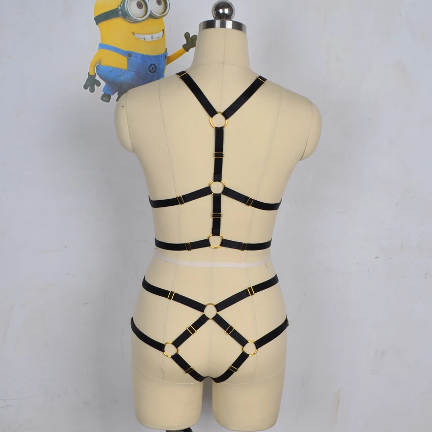 Новинка черный бюстгальтер с металлической пряжкой для вечеринки сексуальный