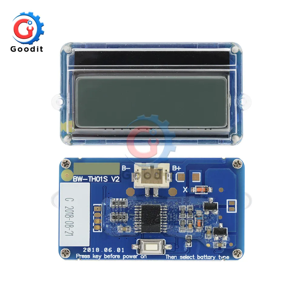 Waterproof 12V 24V 36V 48V LCD car Acid Lead Lithium Battery Capacity Indicator Digital Voltmeter Voltage Tester | Инструменты