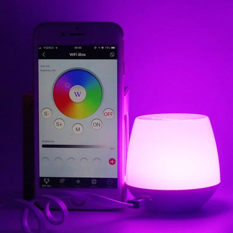 

SZYOUMY WIFI 2.4G Wireless iBox1 LED RGBW RGB WW/CW Controller Hub for all Mi-Light LED APP Night Light Automatic With Timer