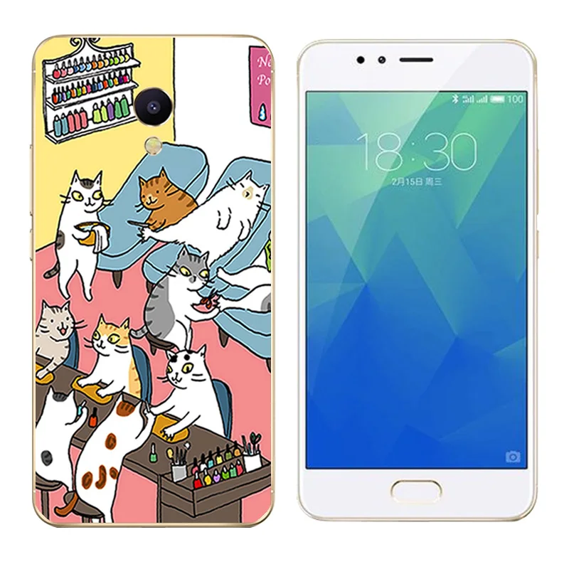 Чехлы для Meizu M5S mini Pine печать Meilan5S оболочка телефона прозрачный 5 2-дюймовый Мягкий