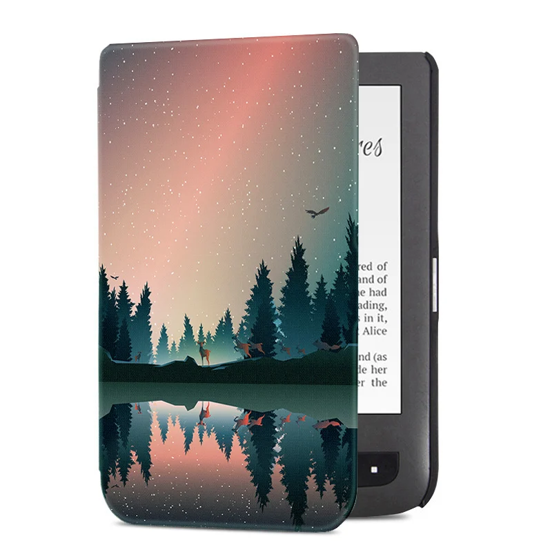 Nightfall Aroita магнитные окрашенный чехол для карманной книги 626/624/625/614/626 Плюс/640 и карманной книги сенсорные Lux2/3 и Basic2/3 электронная книга - Цвет: Nightfall