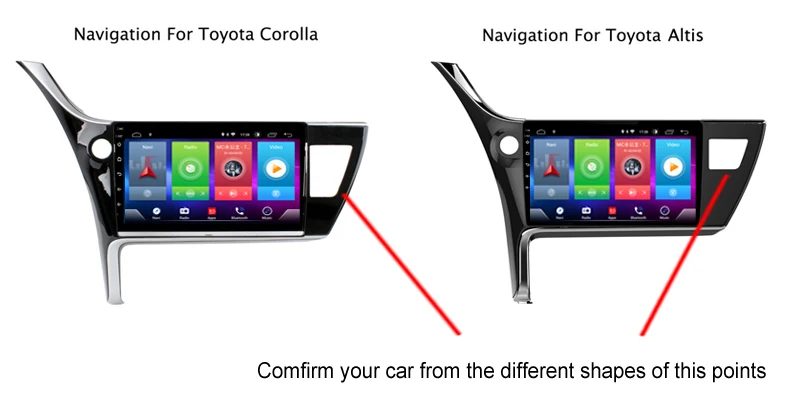 Умный полный сенсорный Android 8,1 Автомобильный gps навигационный плеер для TOYOTA corolla стерео радио bluetooth мультимедиа DSP головное устройство