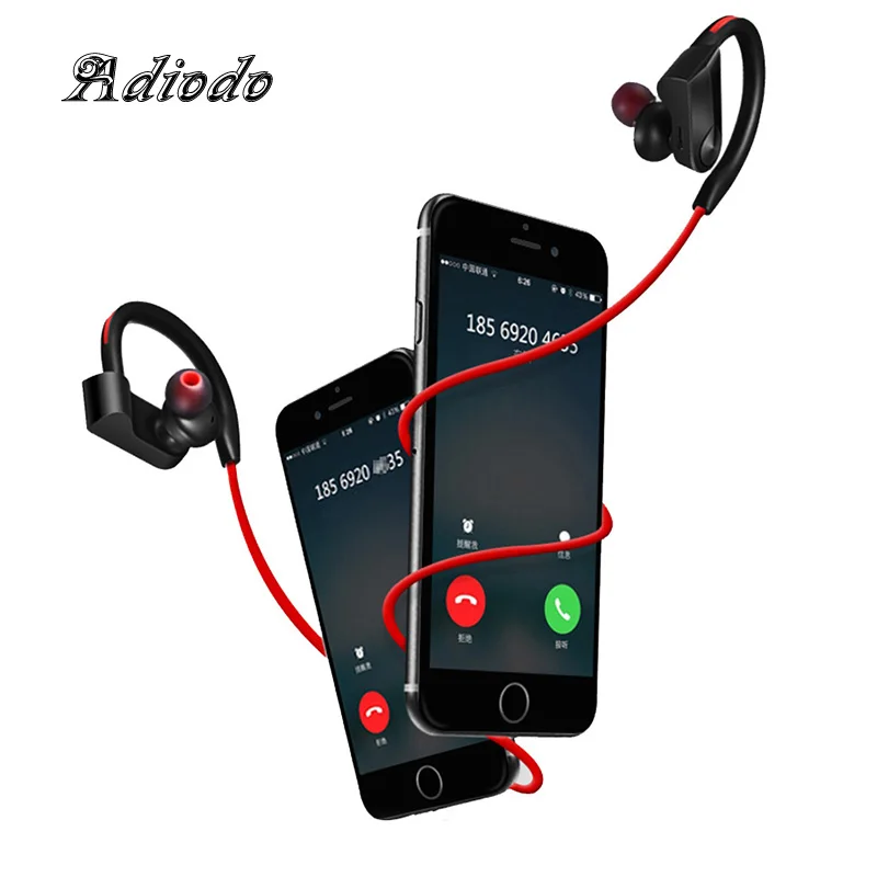 Спортивные bluetooth наушники стерео Музыкальная гарнитура беспроводные для iphone xiaomi
