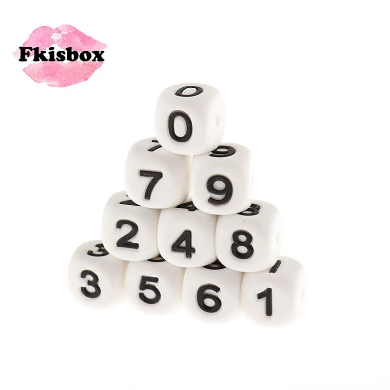 

Fkisbox 12 мм, 100 шт., бусины с цифрами, сердце, звезда, не содержит Бисфенол А, детское ожерелье для прорезывания зубов, Детские Прорезыватели для зубов, сделай сам, комбинированный день рождения