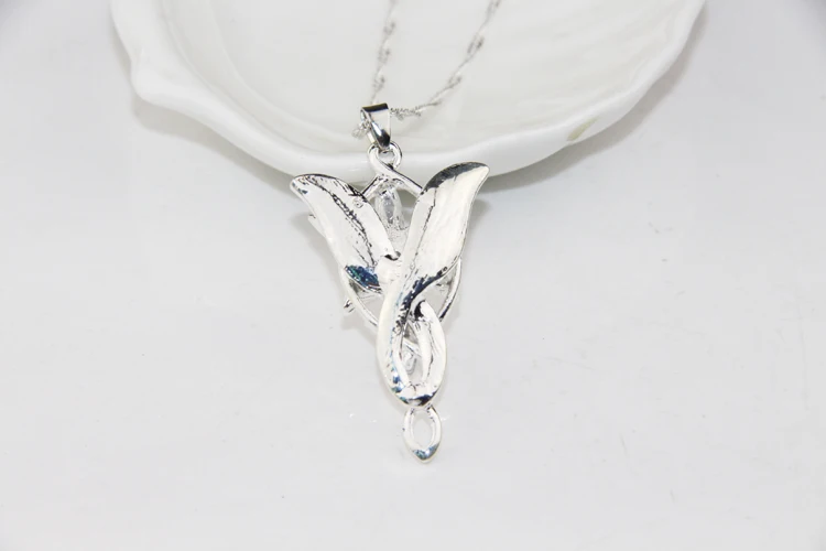 ZRM Fashion Arwen Evenstar Necklace The Elves Princess Crystal Cubic Zirconia Stone Pendant Jewelry For Women Gifts | Украшения и