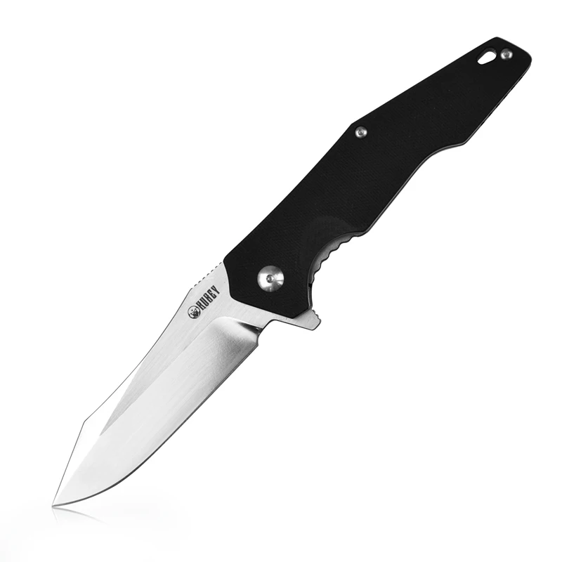 Складной тактический нож KUBEY KU161 G10 с ручкой и шариковым подшипником D2 для охоты, кемпинга, выживания, повседневного использования, карманный инструмент, нож