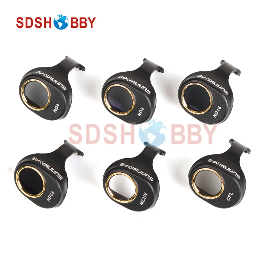 

Sunnylife Camera Lens Filter CPL MCUV ND4 ND8 ND16 ND32 Filter Set for DJI SPARK NOT Affect Gimbal Self-inspection