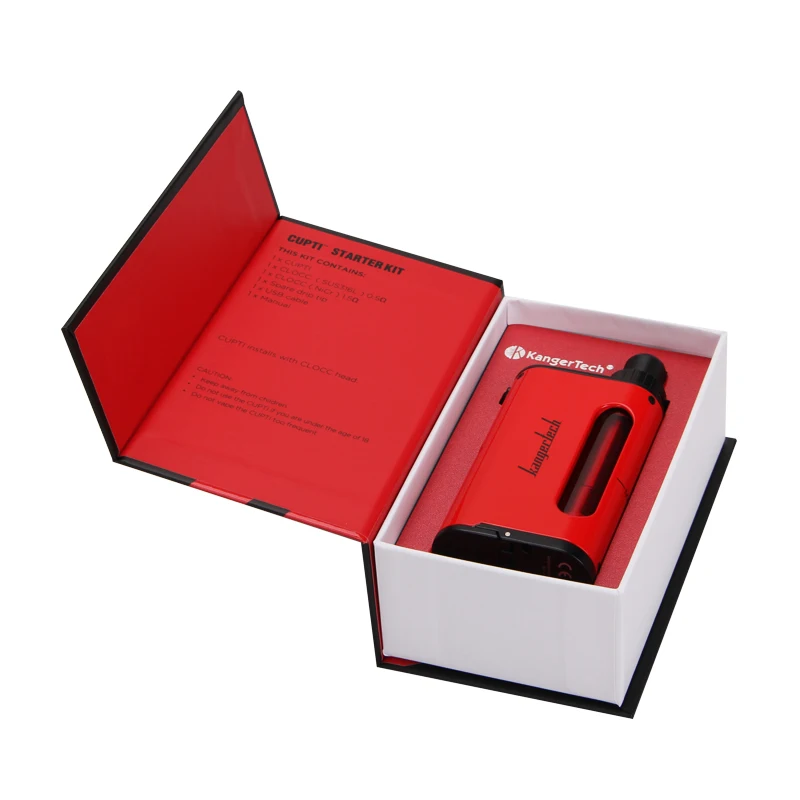 100% оригинал Kanger Cupti Starter Kit 75 Вт TC Mod с 5 мл танк распылитель электронная сигарета
