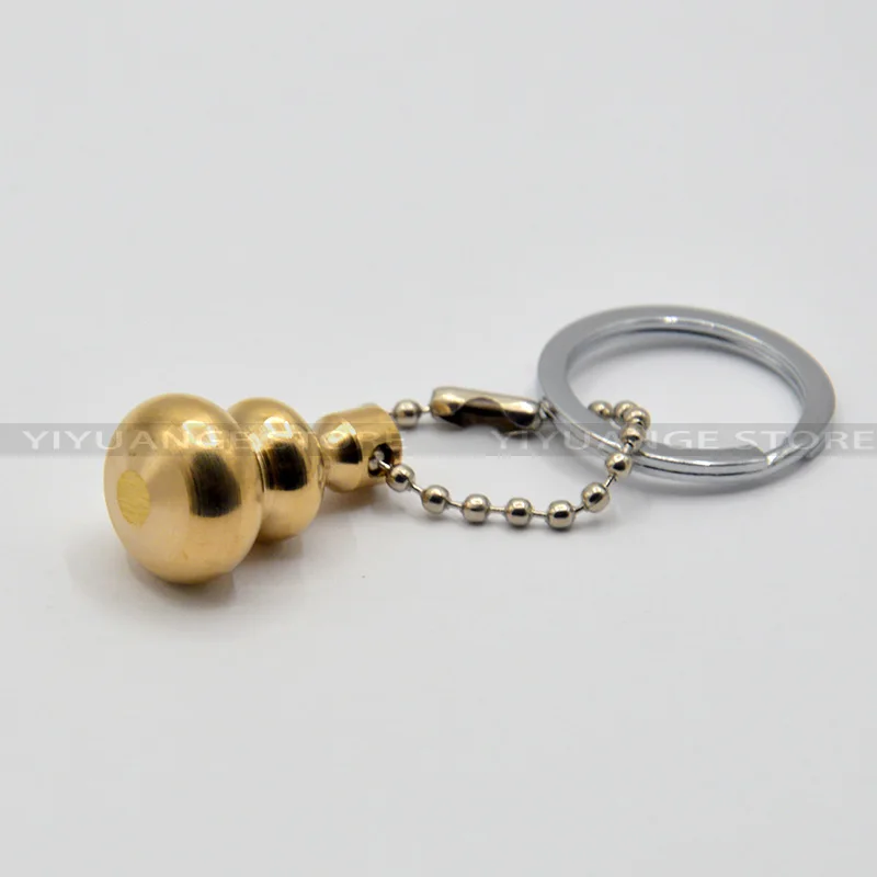 Китайский амулет фэн-шуй Ву Лу Hu Lu медная тыква латунь для защиты здоровья брелок