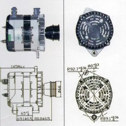 28 В 80A генератор JFZ2980D D5010480575 для dong feng Renault DCI2|alternator|alternator 28valternator renault |