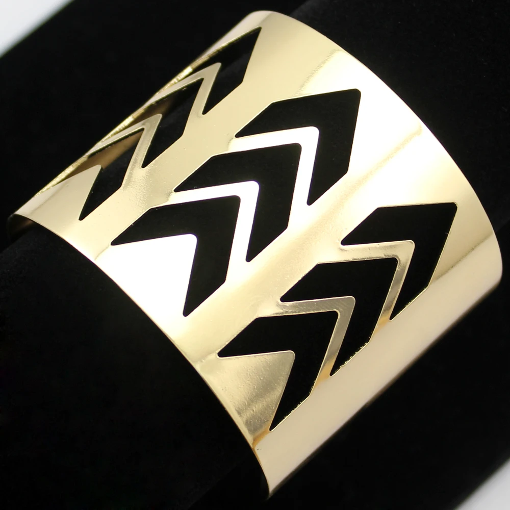 Tribal Aztec Gold Triple Arrow Southwestern Armor широкий браслет для женщин Жесткий Feminina манжеты