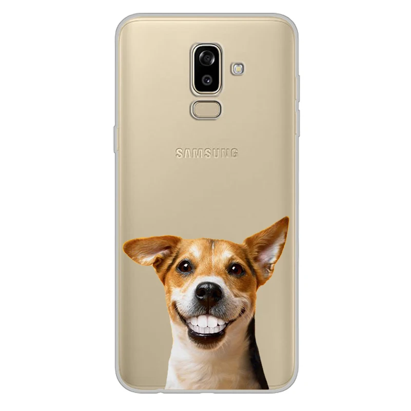 Ciciber чехол для телефона Samsung Galaxy J5 J6 J7 J8 мягкий J4 J3 J2 J1 Prime Core Plus 2016 2017 2018 собака кошка