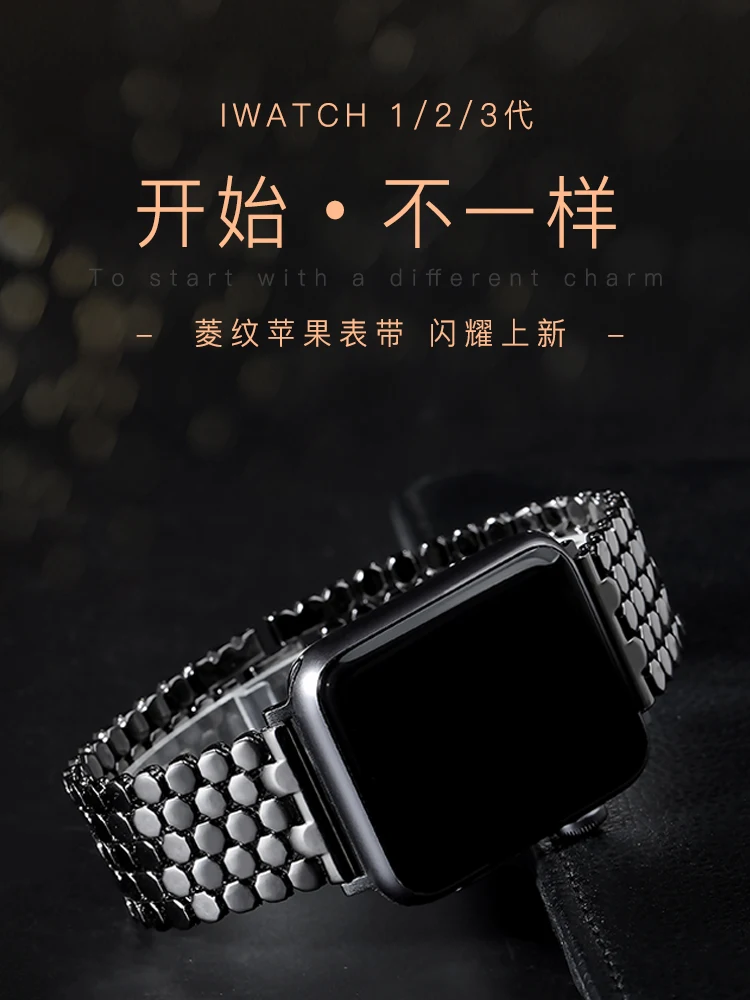 40 мм 44 38 42 браслет из нержавеющей стали для Apple Watch серии 4 5 3 2 Модный золотой