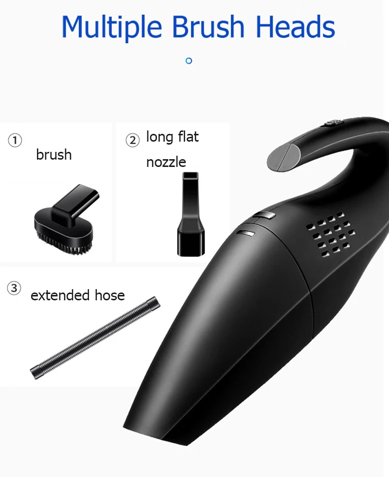 Дропшиппинг 5000 pa автомобильный пылесос Авто 12 в 120 Вт автомобильный домашний двойной очиститель с влажной/сухой Авто портативный аспиратор