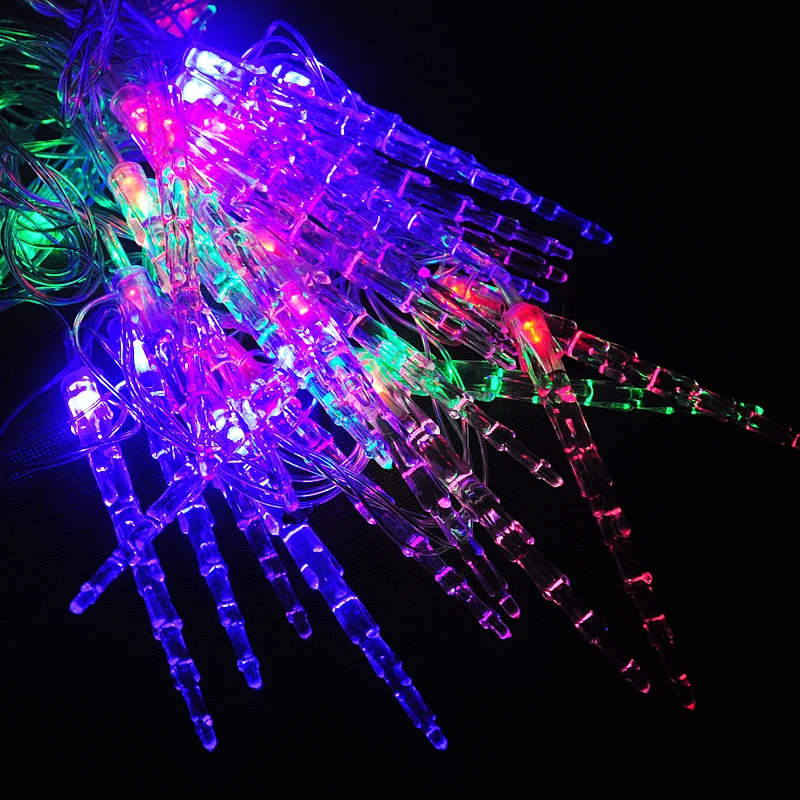 5m 28 Icicle Led String Lights Garland Chrismas Lamp For Weddings Party Home Garden Decoration | Освещение