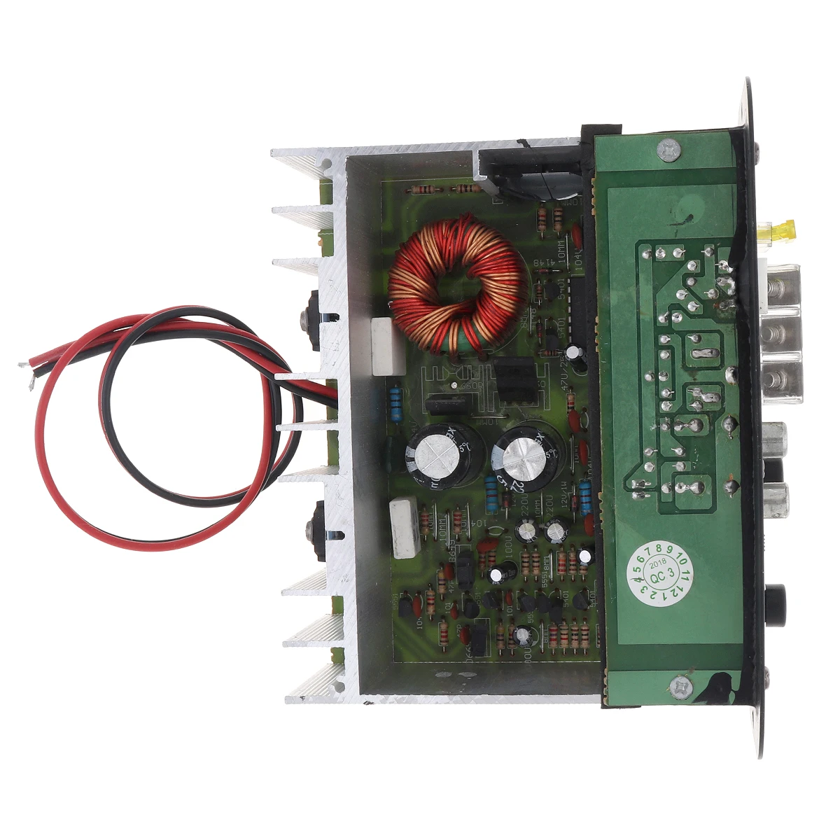 

12V 150W Amplifier board Bass Subwoofer Car Audio High Power Amplifier Board Black with Blue Light for 6 8 10 Inch Car Subwoofer