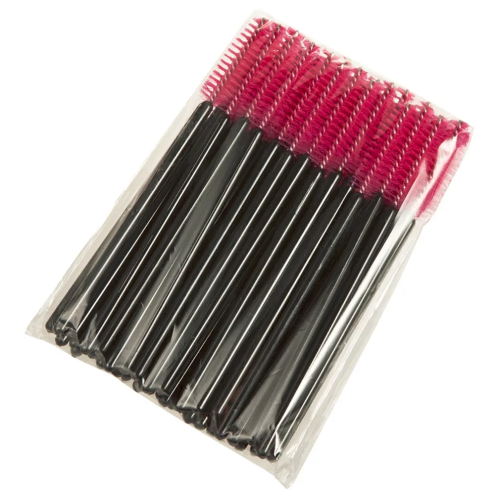 50 шт/pcak макияж щеточки Одноразовые щетка для ресниц тушь удлинения Аппликатор