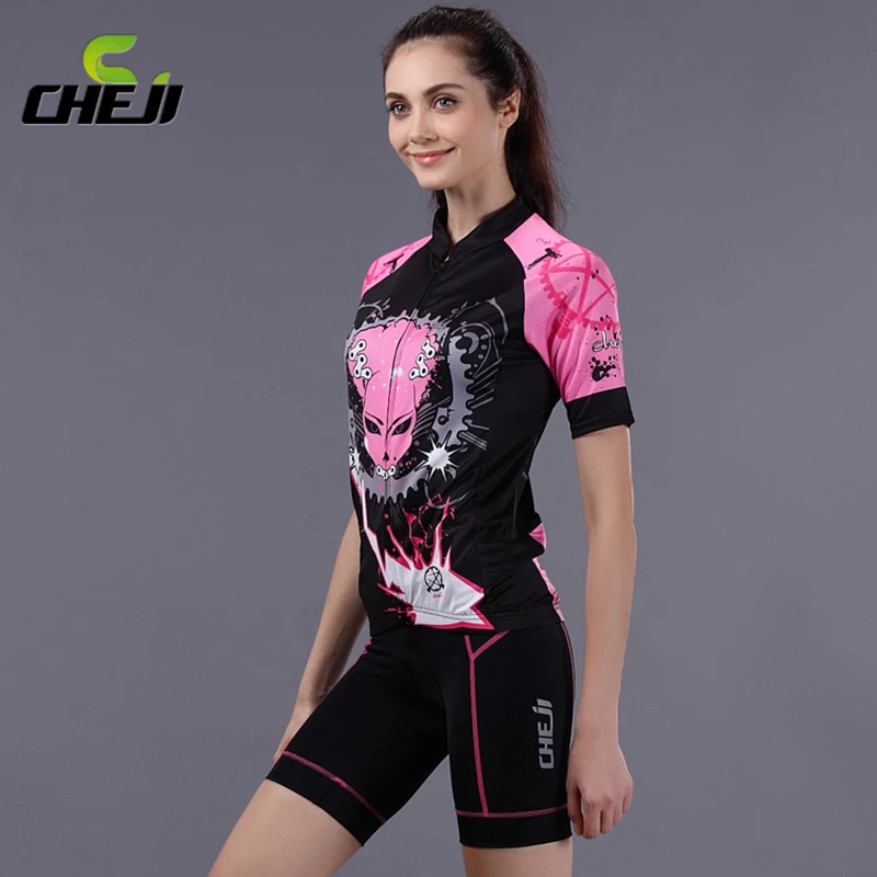 CHEJI новый велосипед С Коротким рукавом велоспорт джерси устанавливает Одежда