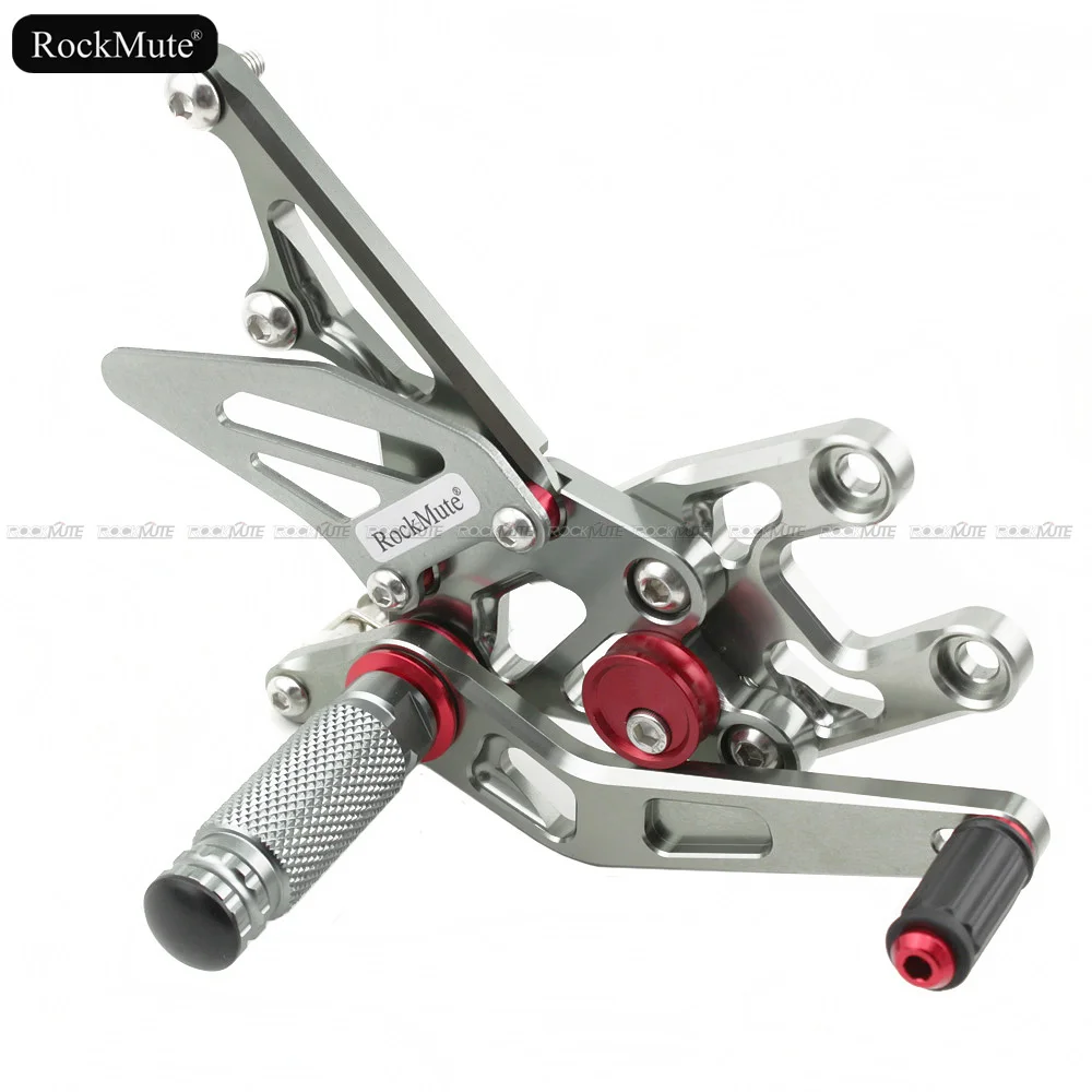 Мотоцикл Rearsets для Kawasaki Ninja ZX 10R ZX10R 2004 2005 CNC регулируемая подножка рычаг