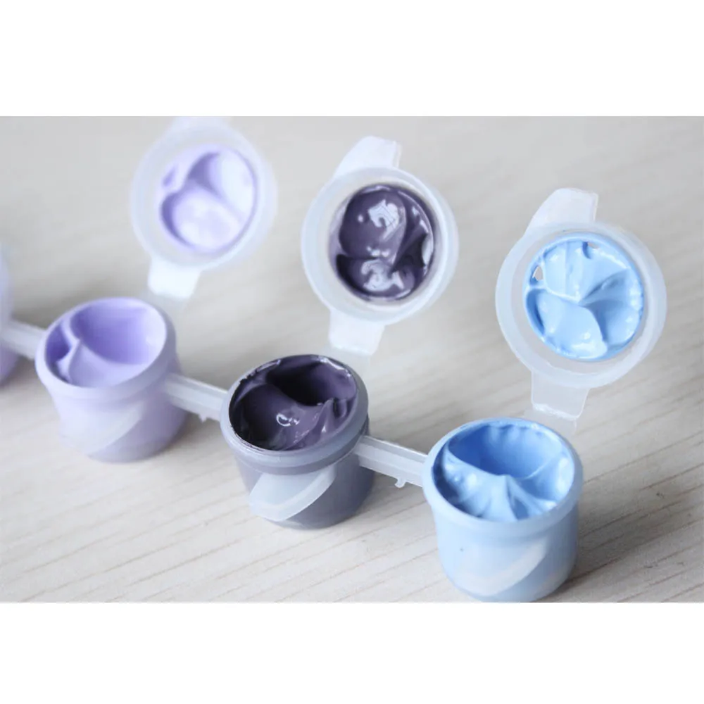 Лошадей DIY живопись по номерам ручная роспись холст картины маслом раскраски