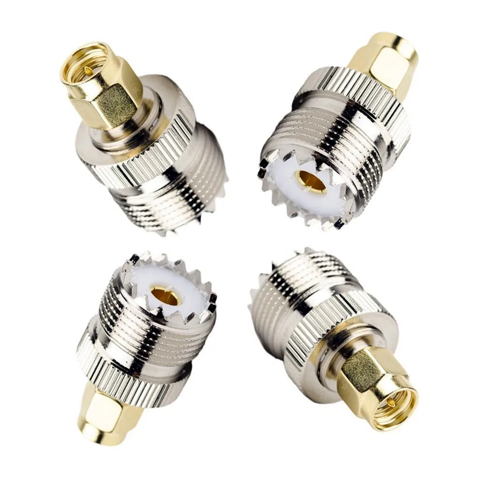 2 шт. адаптер со штекером UHF на штекер SMA RF|jack plug connector|jack connectorjack jack |