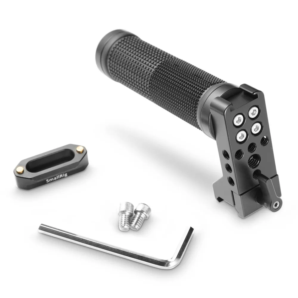 SmallRig DSLR ручка для камеры видеосъемка QR быстросъемный ручной баркет Nato (резина)