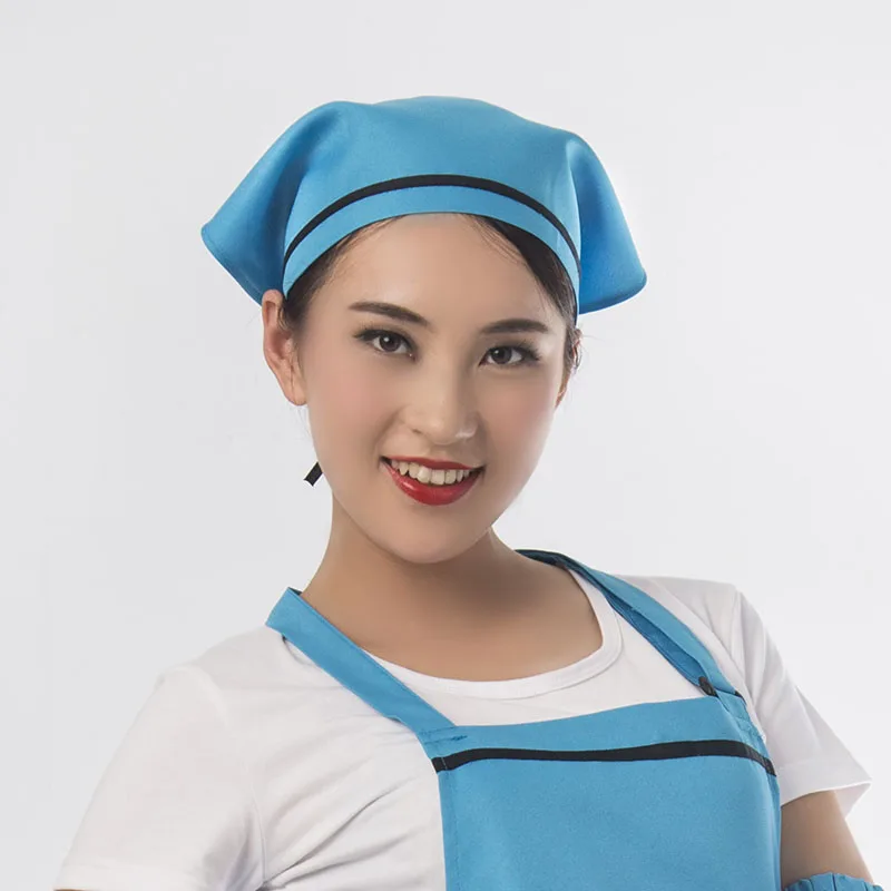 Корейская треугольная Кепка для повара кухонный платок работы пищевой