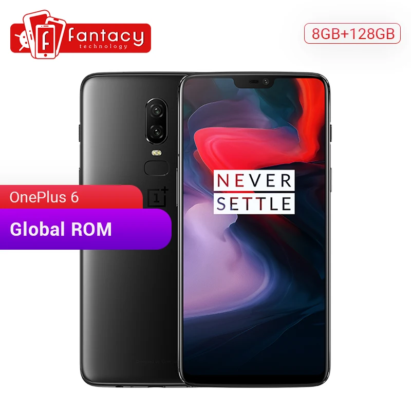 OnePlus 6 мобильный телефон 8 Гб 128 ГБ 28 &quotполный экран OxygenOS Android 1 NFC двойная камера 20 +