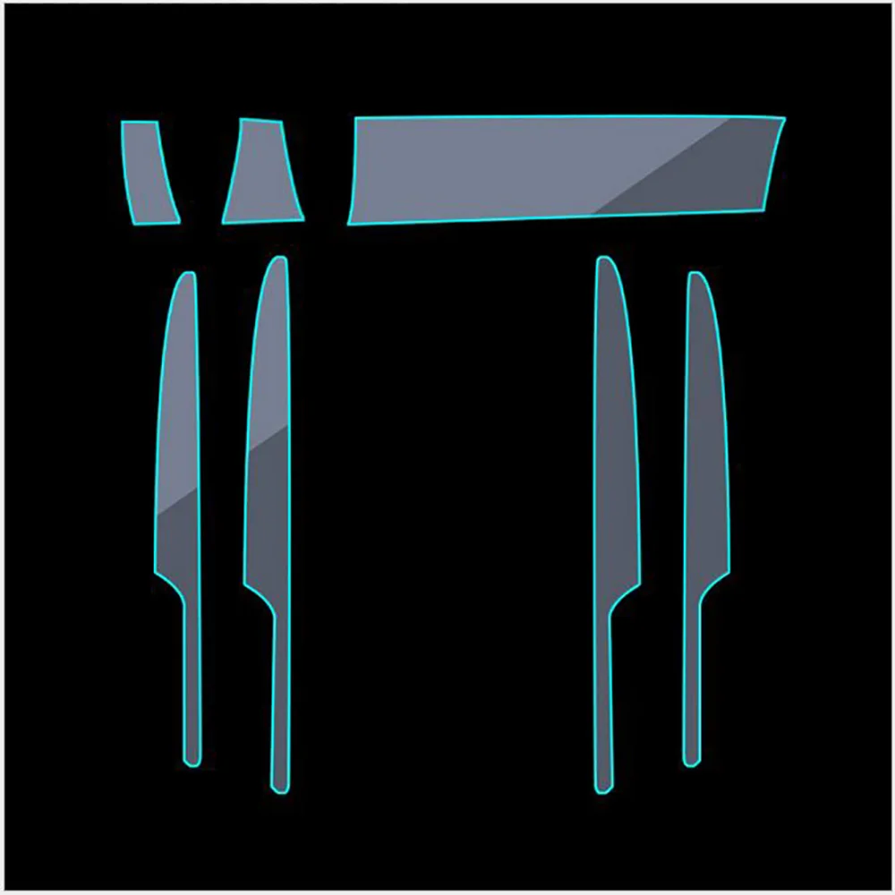 

Car-Styling New Car Interior Trim Dashboard Clear Paint Protective Film Stickers for Porsch Macan 2014-2017