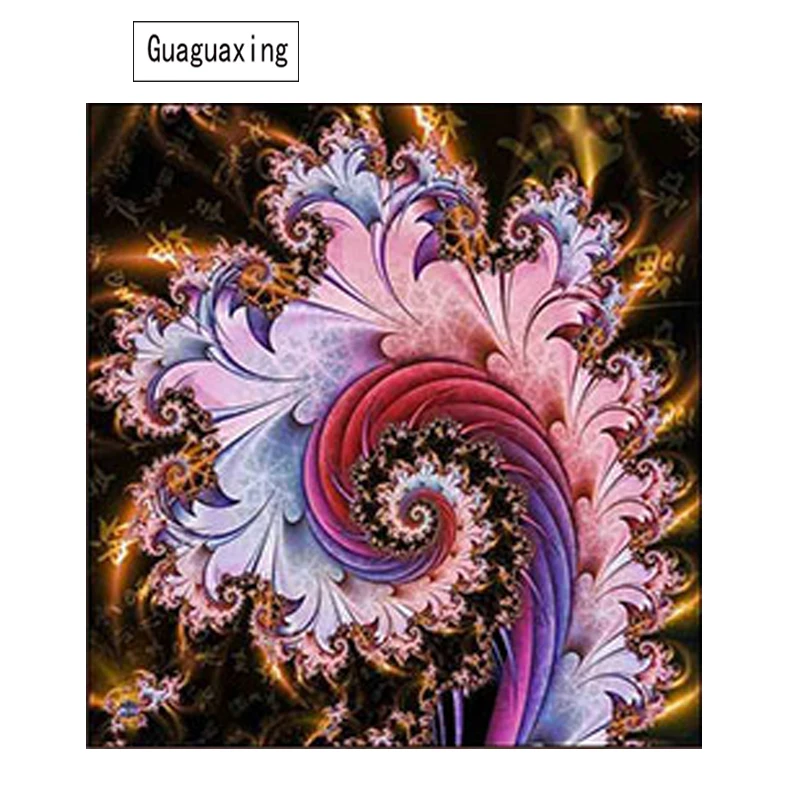 DIY алмазов картина вышивки крестом красивые абстрактные цветок рукоделие