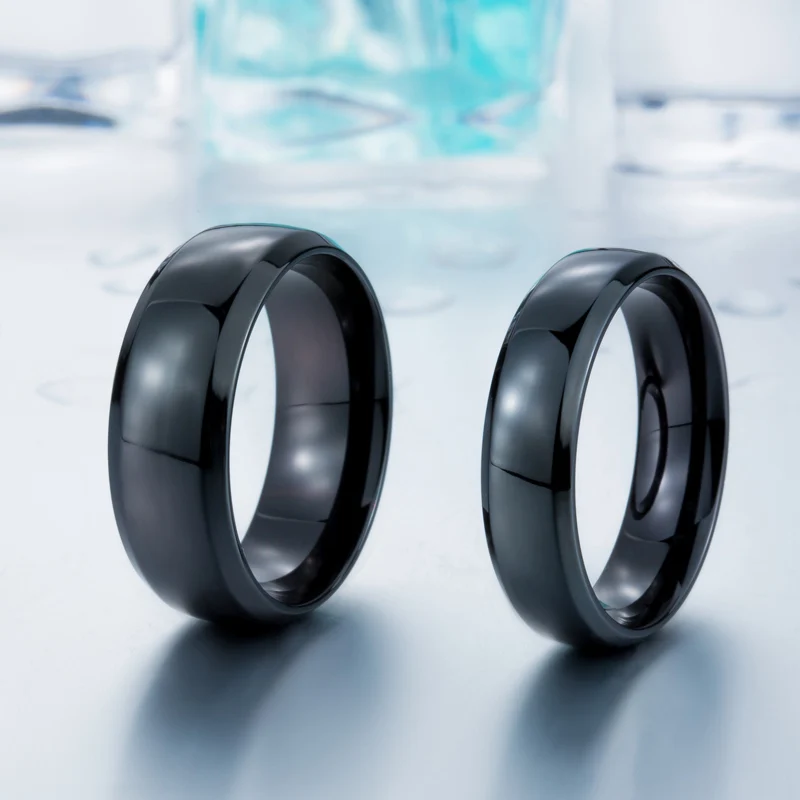Top Quality 2018 Men's New Brand Unique Stainless Steel Simple Ring Shine three Color WR-R073 | Украшения и аксессуары