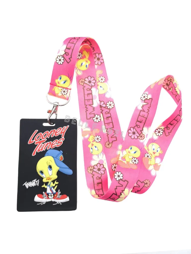 1 шт. ремешки для мобильного телефона с мультипликационным принтом в виде Твити и