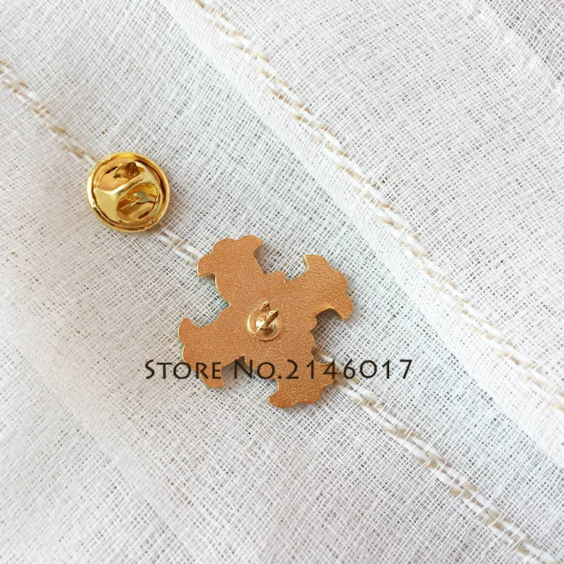 ПРОДВИЖЕНИЕ Значок Free Masons с эмалью, масонская булавка, рыцарская школа шотландского права, крест Константина, красная блестящая булавка-брошь.