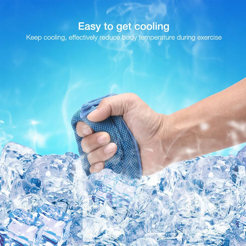 1 шт. охлаждающее полотенце летнее долговечное домашние товары многоразовое