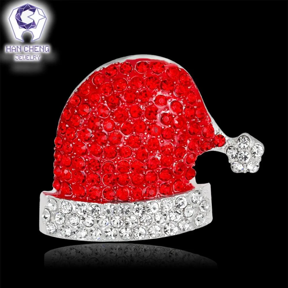 Han Cheng Симпатичная Модная эмалированная Брошь Стразы с драгоценным камнем в виде