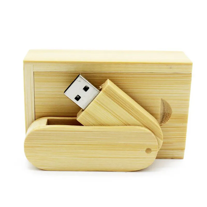 JASTER деревянный USB флеш-накопитель, 4 ГБ, 8 ГБ, 16 ГБ, 32 ГБ, 64 ГБ, USB 2,0, флешка, логотип, память, USB ключ, u-диск - Цвет: Bamboo box
